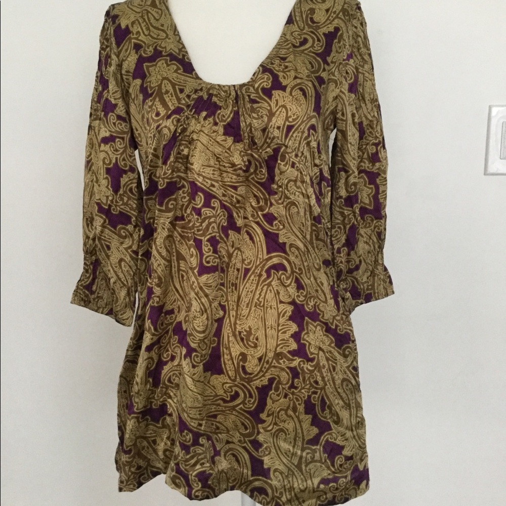 Bohemian silk mini